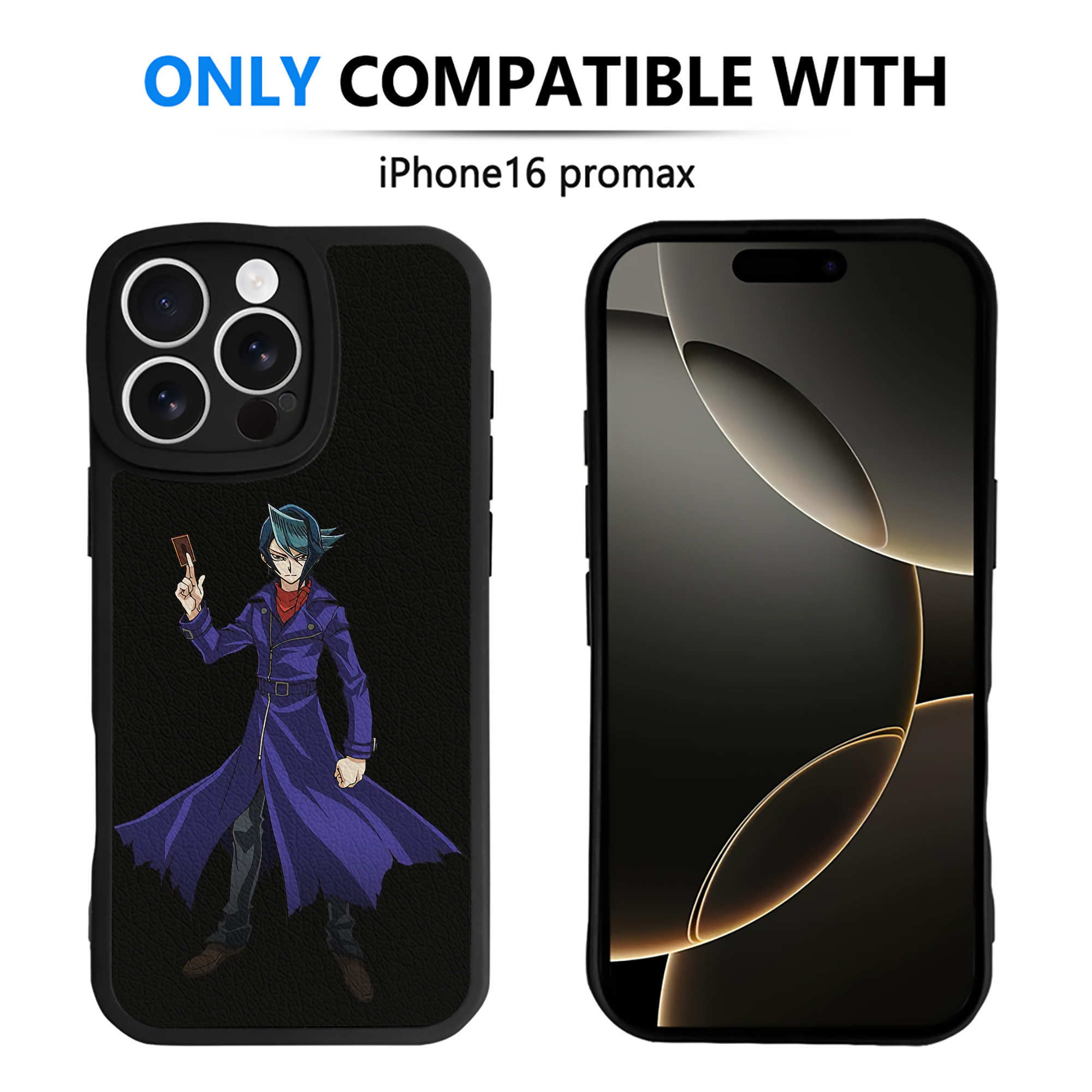 遊☆戯☆王 Yu-Gi-Oh! 【iPhone 16シリーズ対応】シリコンスマホケース（レザー調） 材質：シリコン